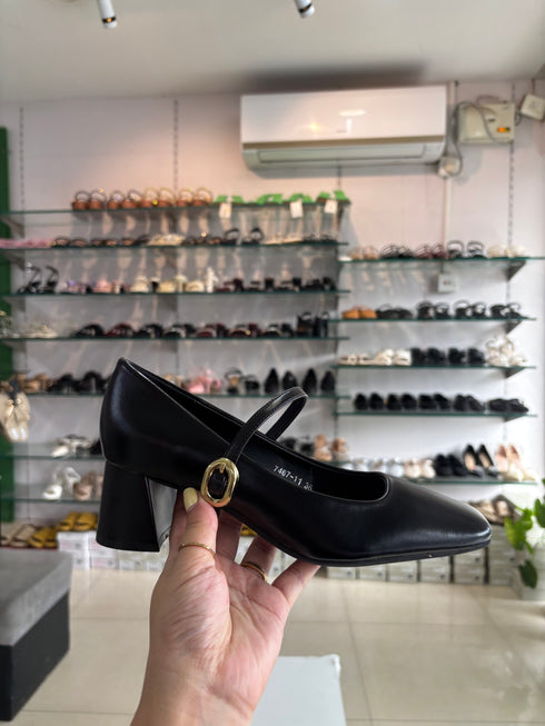 Buckle Marry Jane Heels